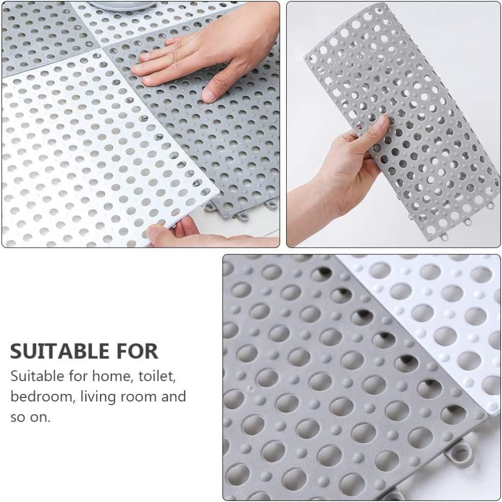 Bathroom Anti Slip Tile Mat (Pack of 4)